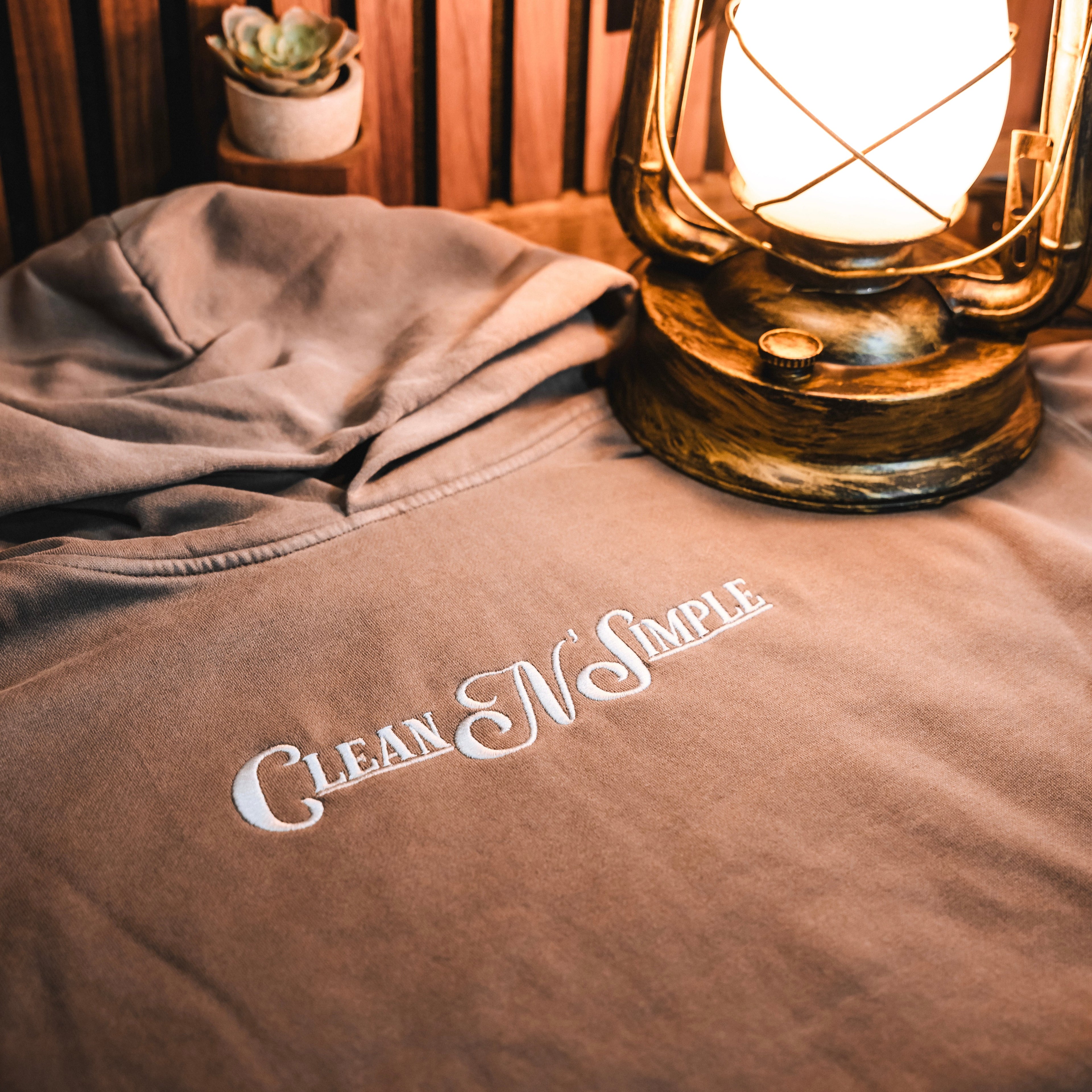 Gray Embroidered Hoodie