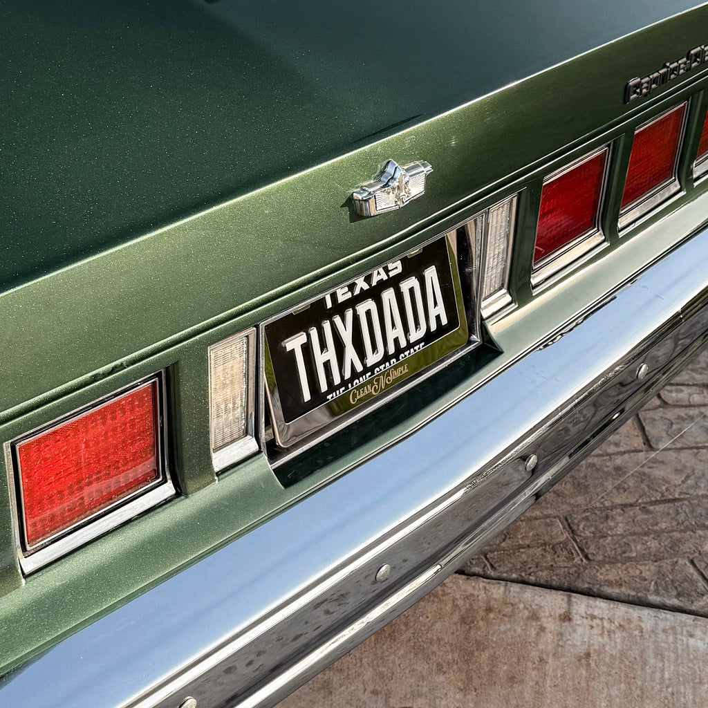 Stainless Steel License Plate Frame