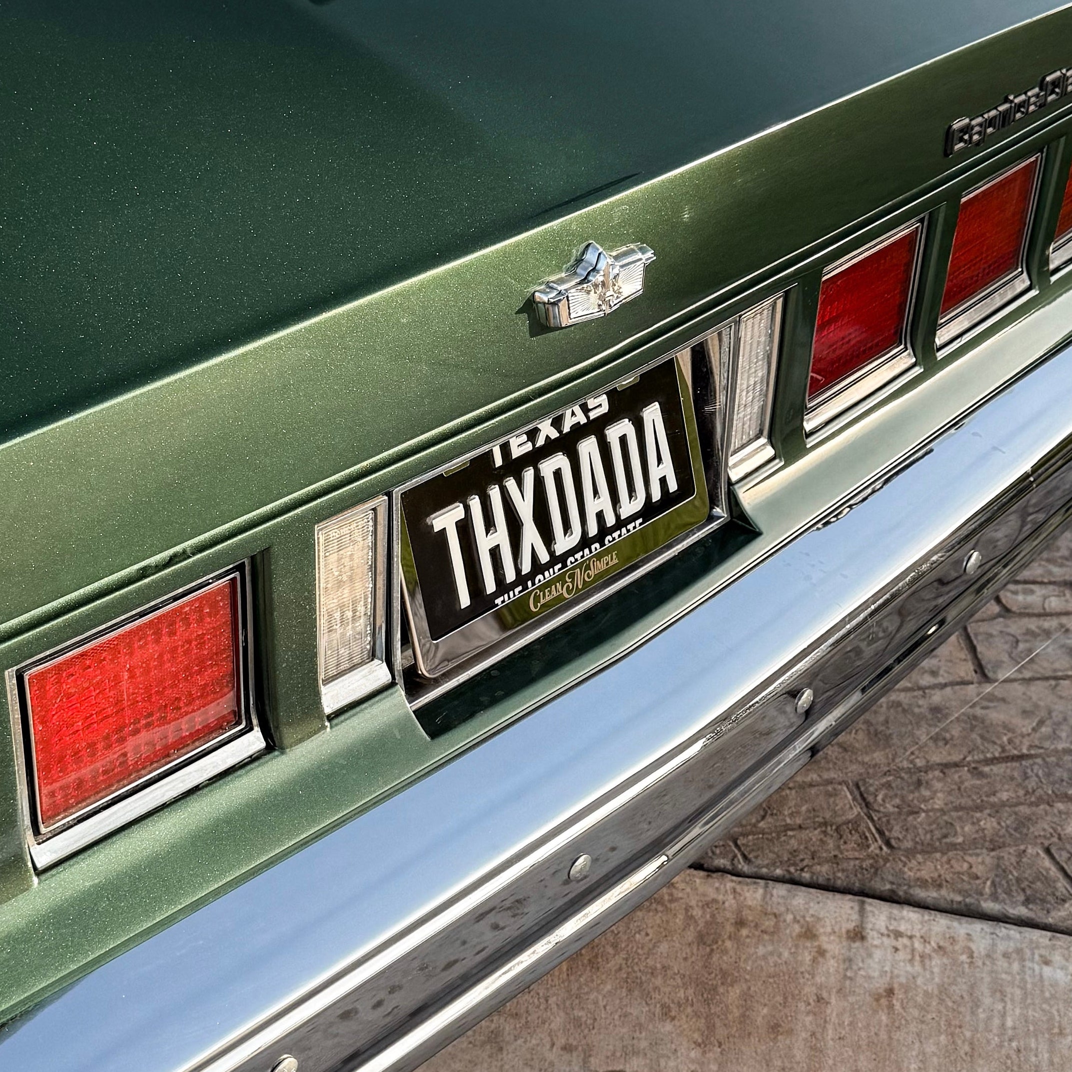 Stainless Steel License Plate Frame