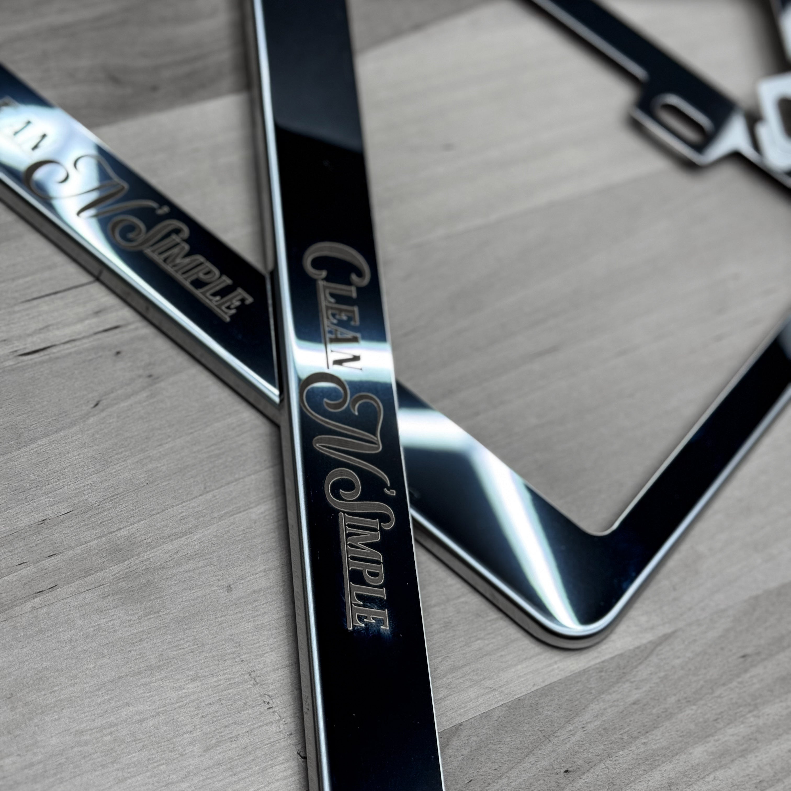 Stainless Steel License Plate Frame