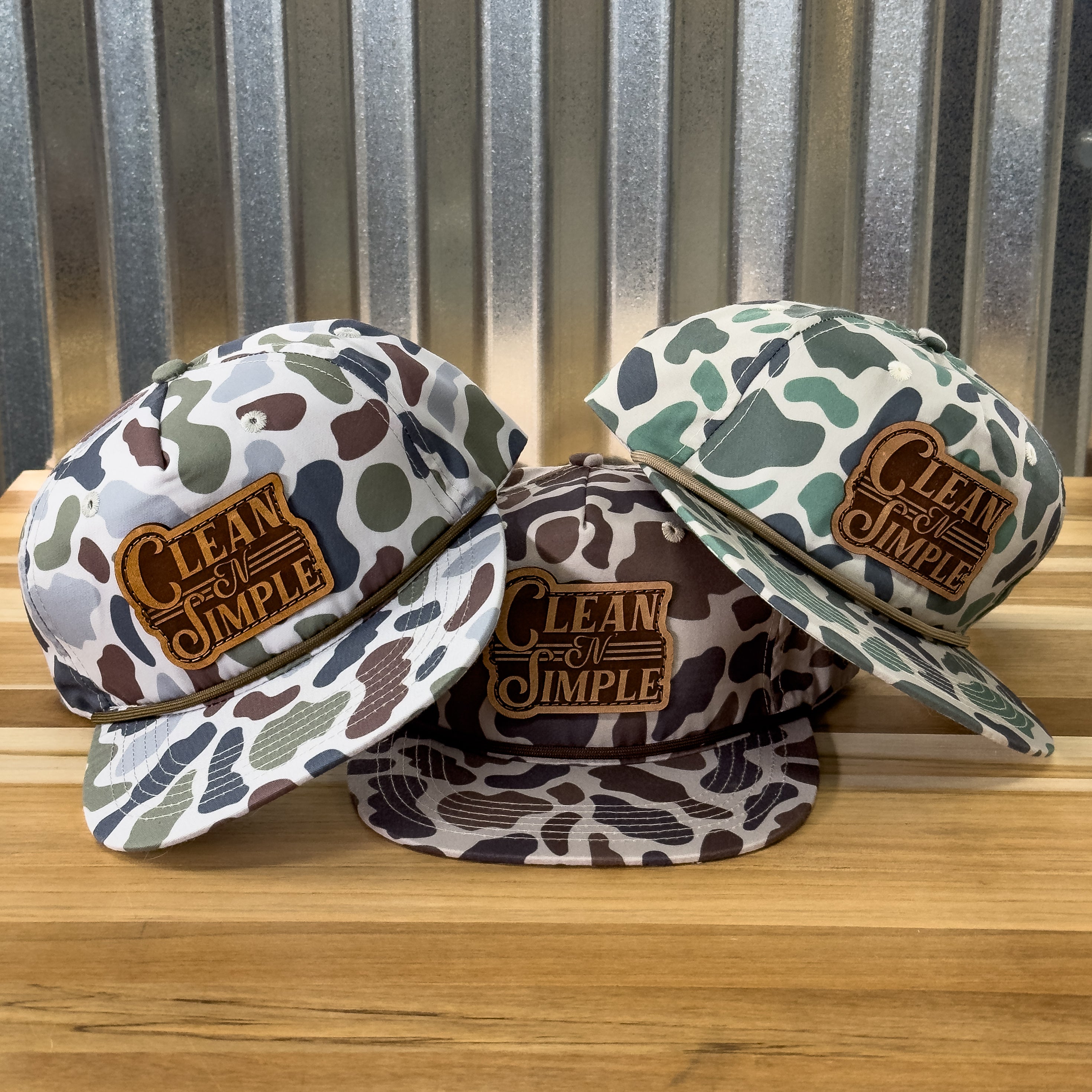 Camo Rope Hats – Clean N’ Simple