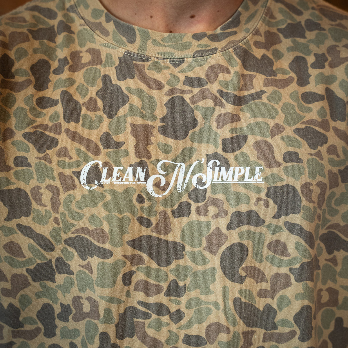 Washed Duck Camo Tee