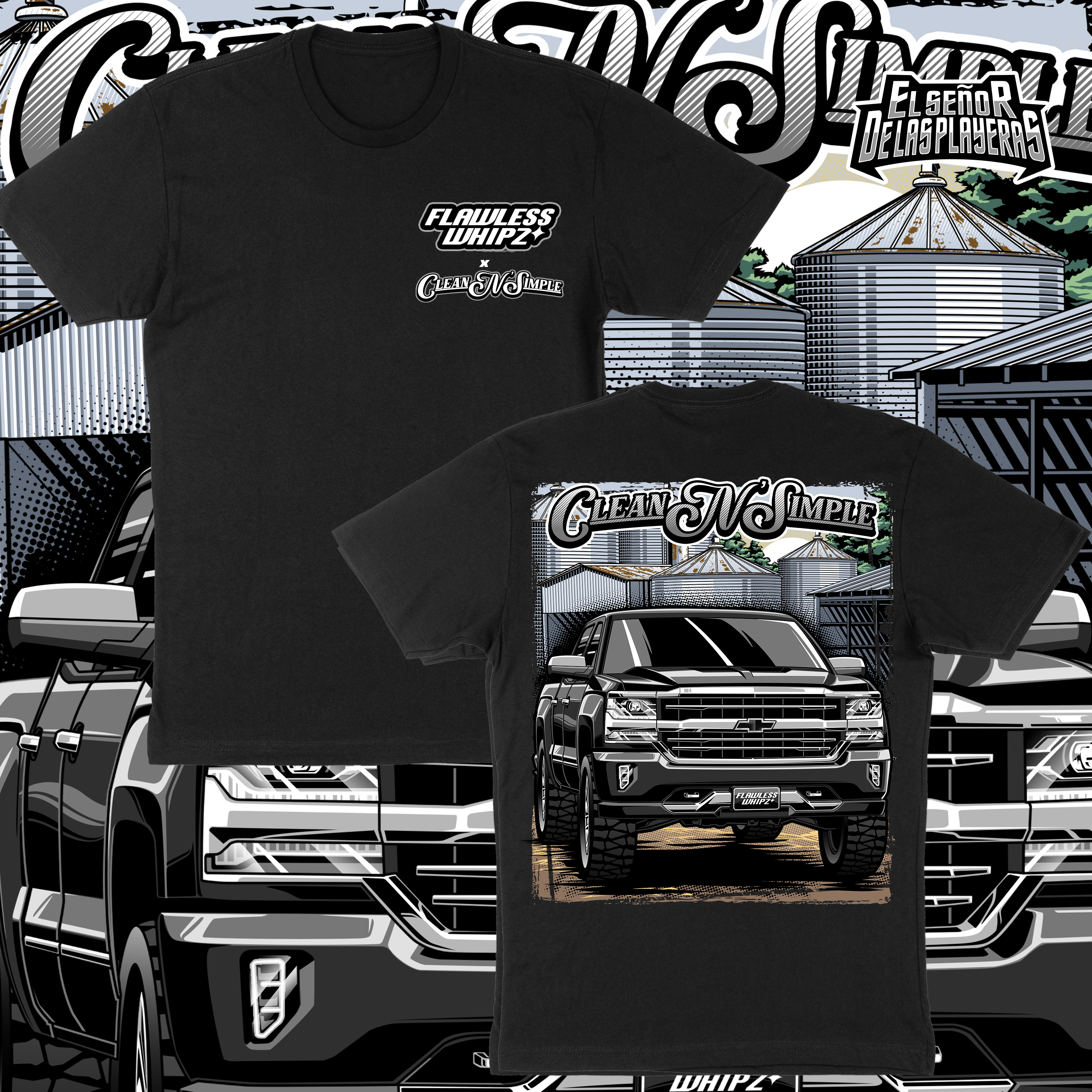 Clean N' Simple x Flawless Whipz Tee