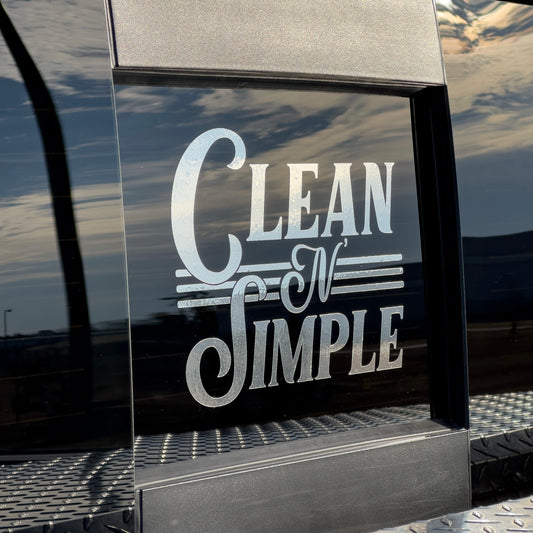 Clean N’ Simple Decal
